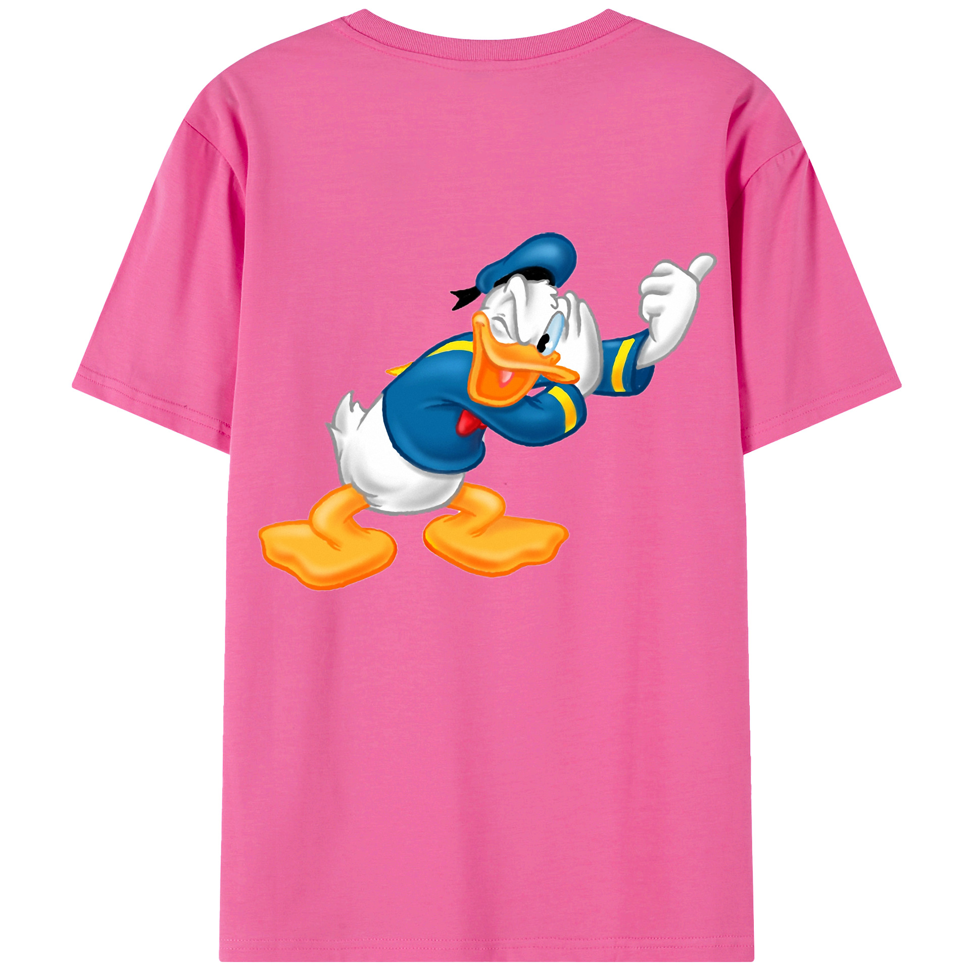 （画像用） ミッキーマウス Mickey Mouse レディース半袖Tシャツ(バックプリント)